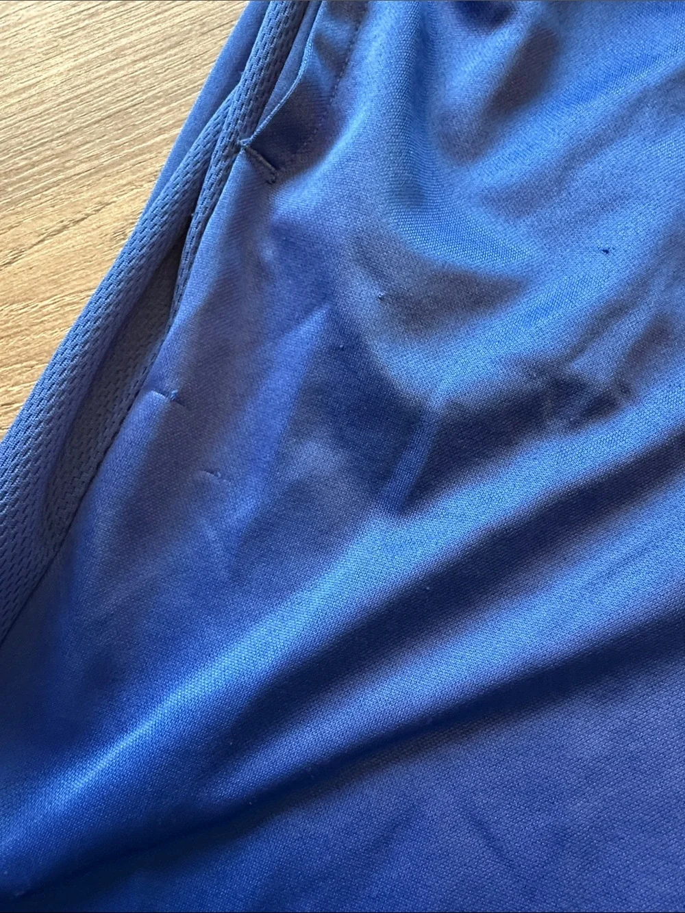 Kids blue Nike shorts